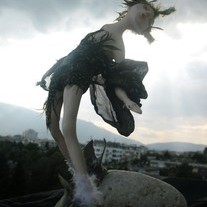Dragonfly - 23 cm, mixed technique - art figurine by Radostina Draganova