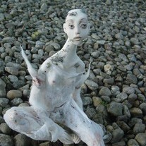 Wings - art figurine by Radostina Draganova