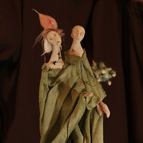 Sand - 45 cm, mixed technique - art figurines by Radostina Draganova
